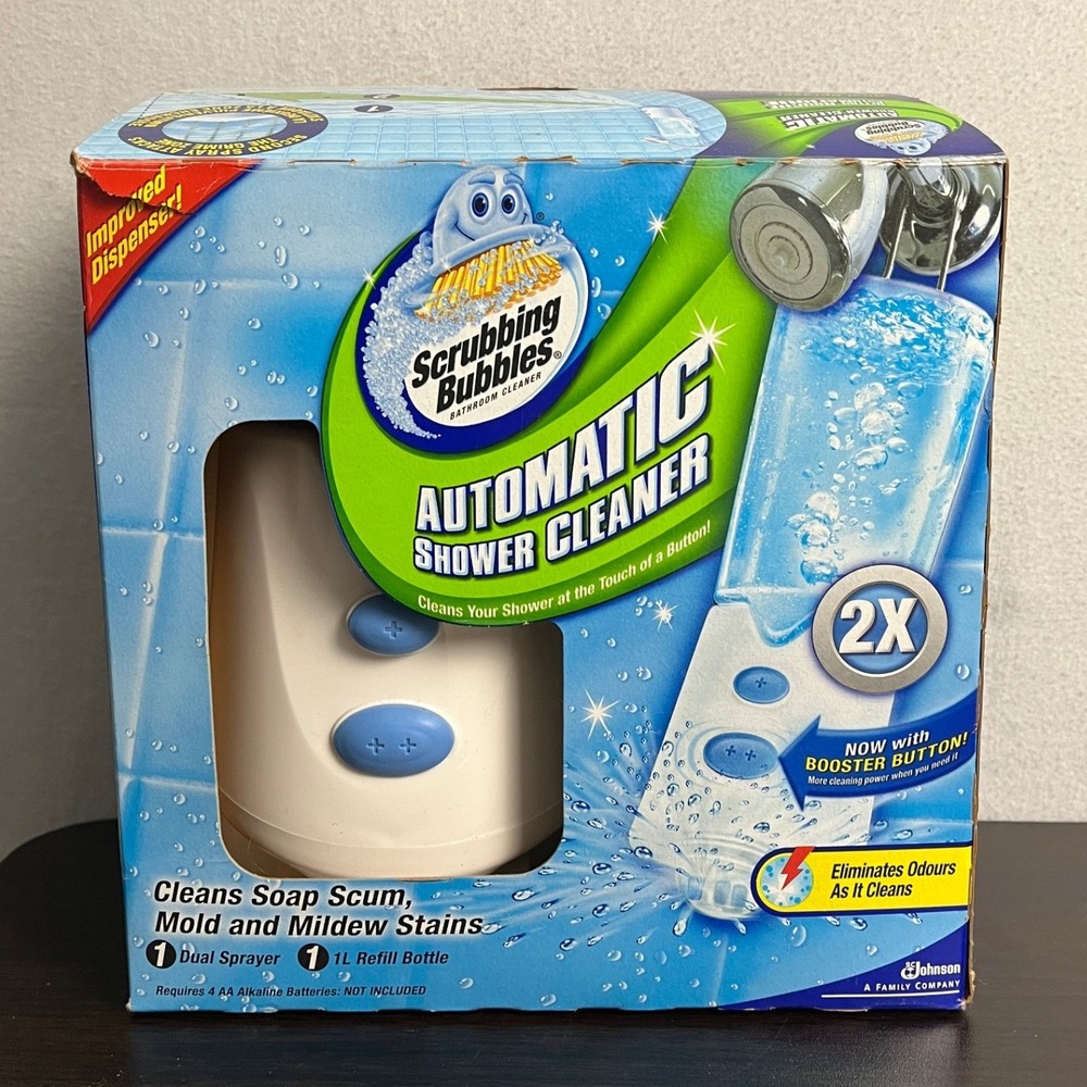 Scrubbing Bubbles Automatic Shower Cleaner Starter Kit Dual Sprayer SCJHG-009